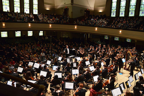 Youth orchestras in Hochstein Performance Hall